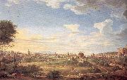 Panini, Giovanni Paolo View of Rome from Mt. Mario, In the Southeast oil painting